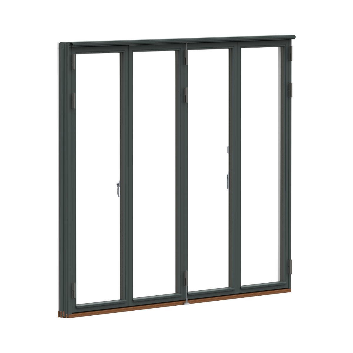 Frovin Folding Door 3D With Hardwood Threshold 4000X4000 Frovin Folding Door 3D With Hardwood Threshold 4000X4000